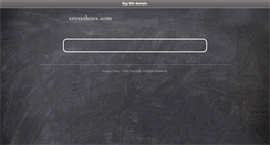 Desktop Screenshot of crossshoes.com