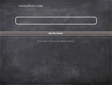 Tablet Screenshot of crossshoes.com